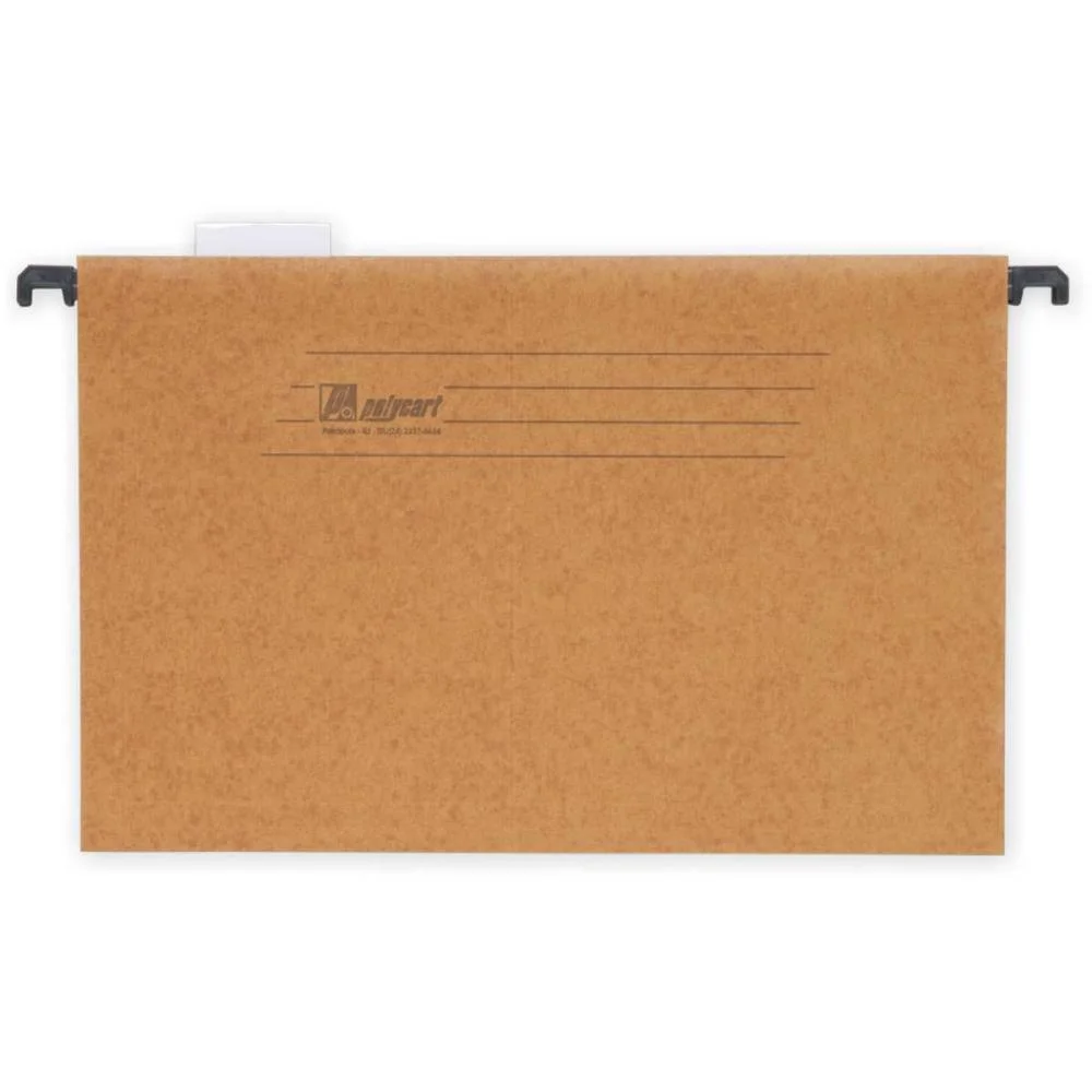 Pasta Suspensa Marmorizada Haste Plastica Polycart (Pct.c/10) - imagem 3