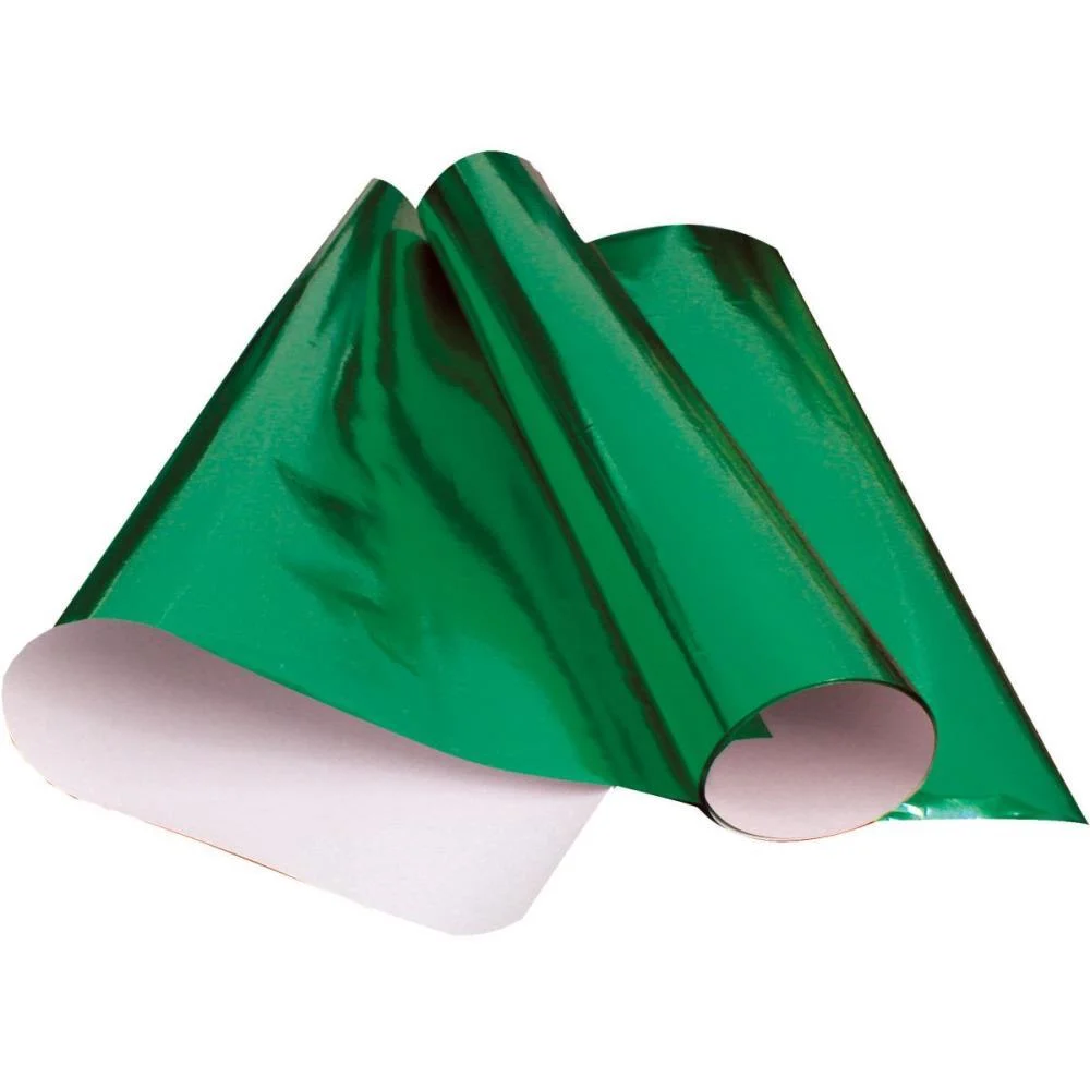 Papel Cartolina Laminado 48X60Cm. Verde V.m.p. (Pct.c/20) - imagem 2