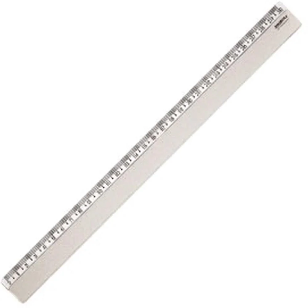 Regua Plastica Super Cristal 30Cm. Maxcril (Pct.c/10) - imagem 2