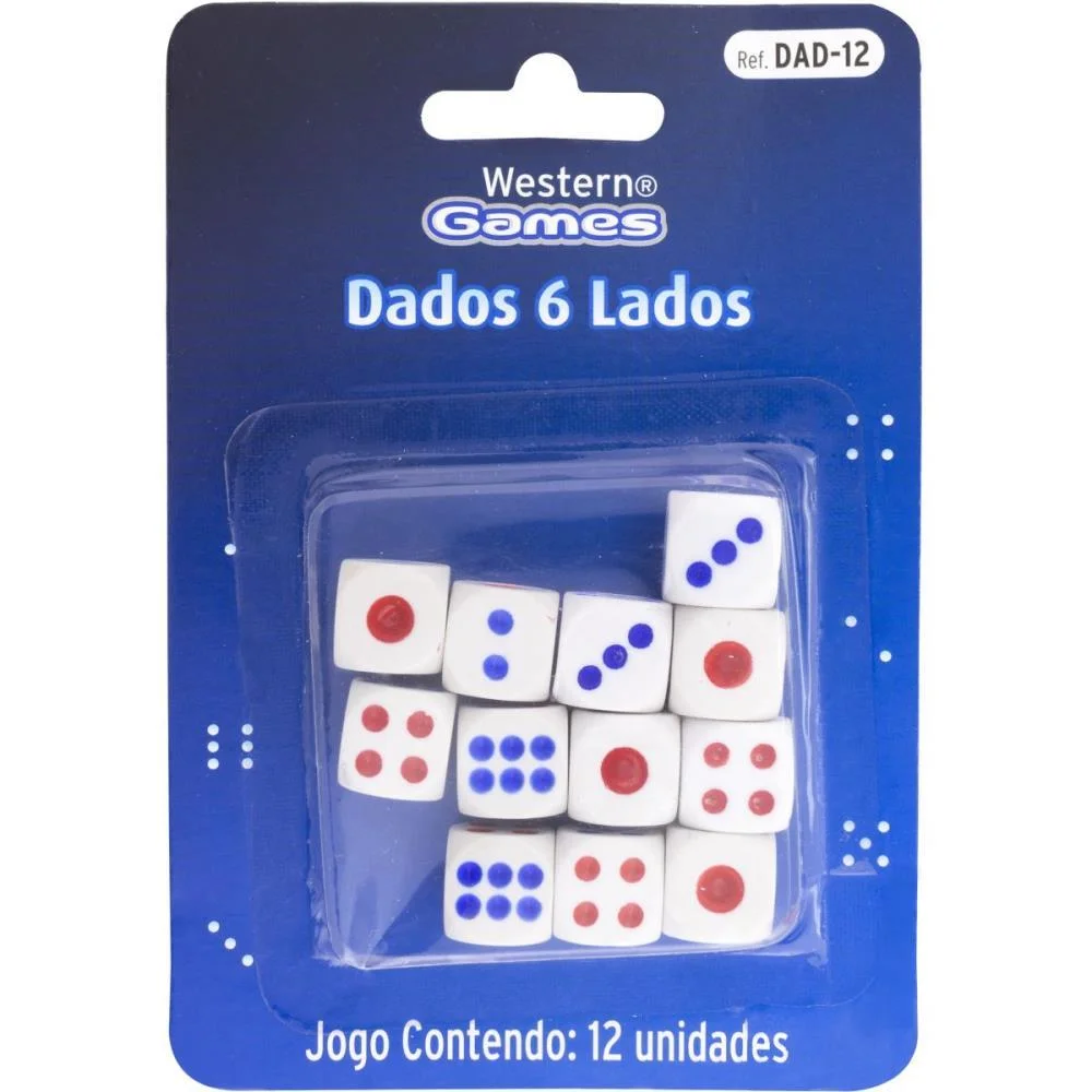 Dado N.13 C/12 Unidades Western (Blister) - imagem 3