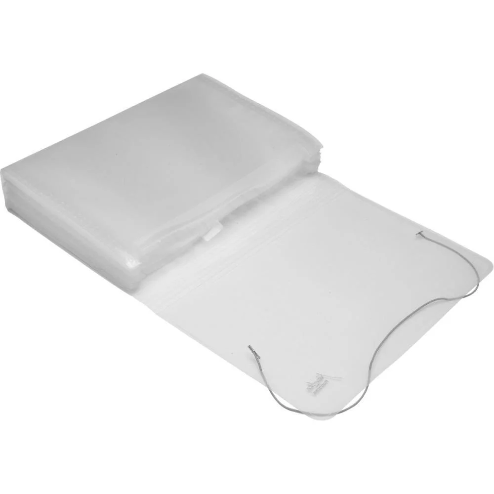 Pasta Sanfonada Plastica A4 31 Divisoes Cristal Polibras - imagem 2