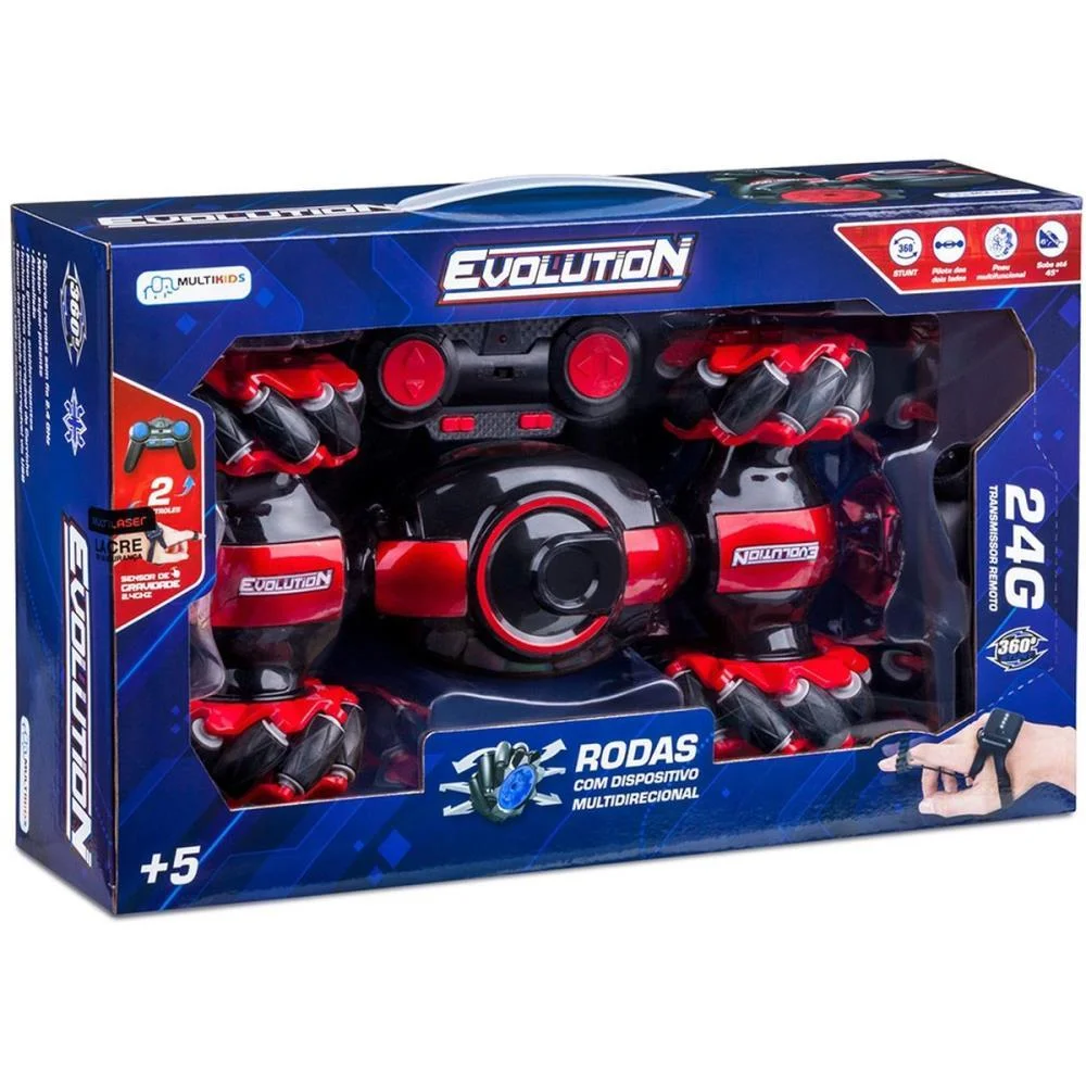 Carrinho Controle Remoto Evolution Car R/C Torsional Vm Multikids - imagem 7