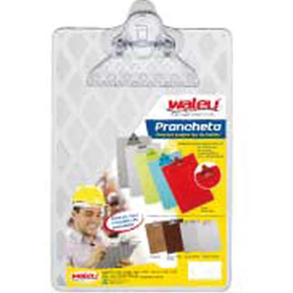 Prancheta Plastica 1/2 Oficio Cristal Maxcril - imagem 4