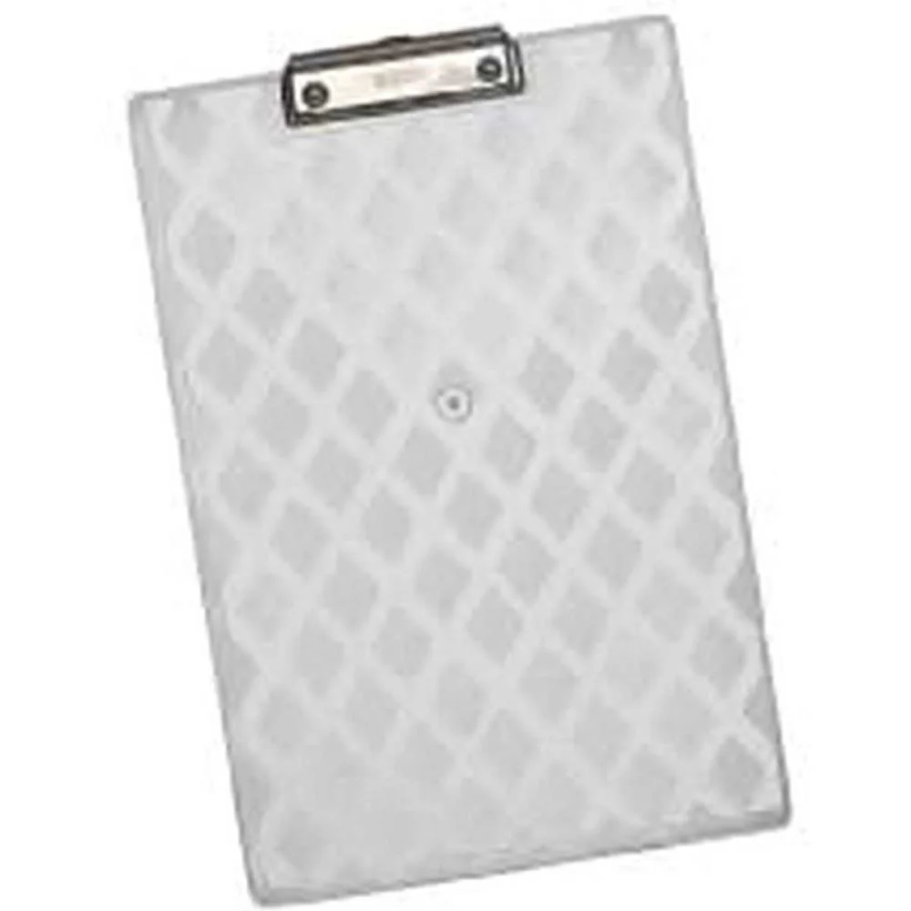 Prancheta Plastica Of.luxo Metal Cristal Maxcril - imagem 2