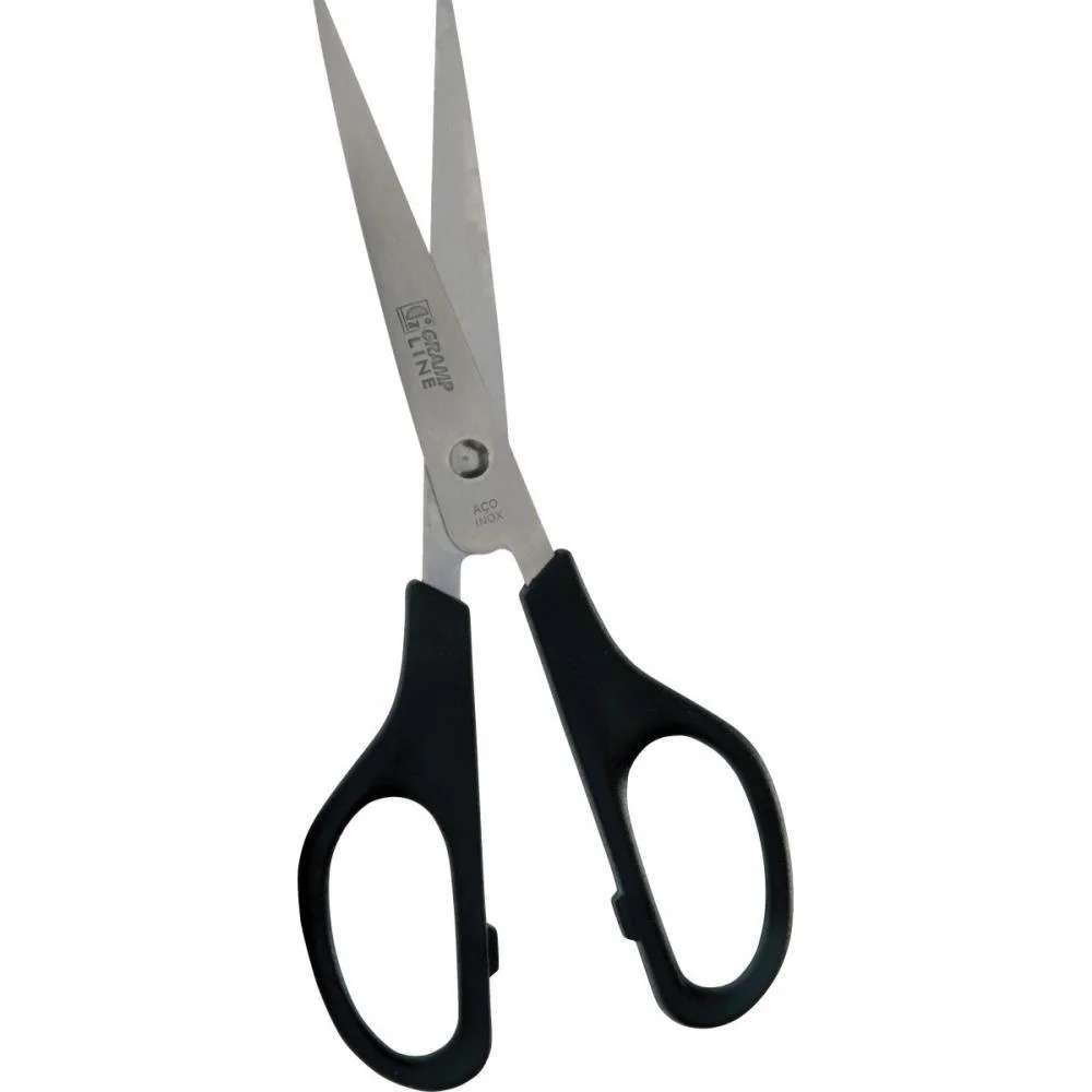 Tesoura G-106M Inox Cabo Preto 16,5Cm Gramp Line (Blister) - imagem 4