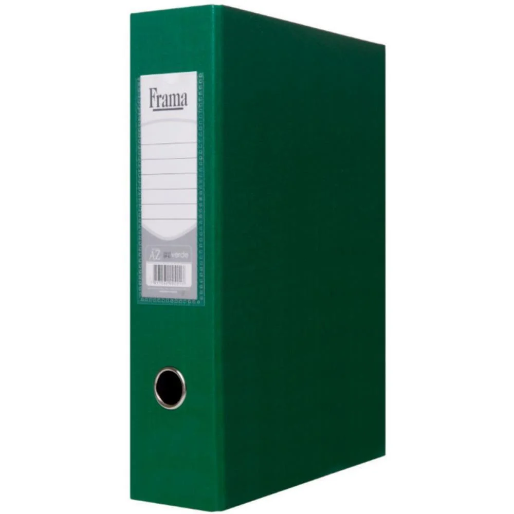 Pasta Registradora Oficio Larga Verde Frama (Pct.c/04) - imagem 3