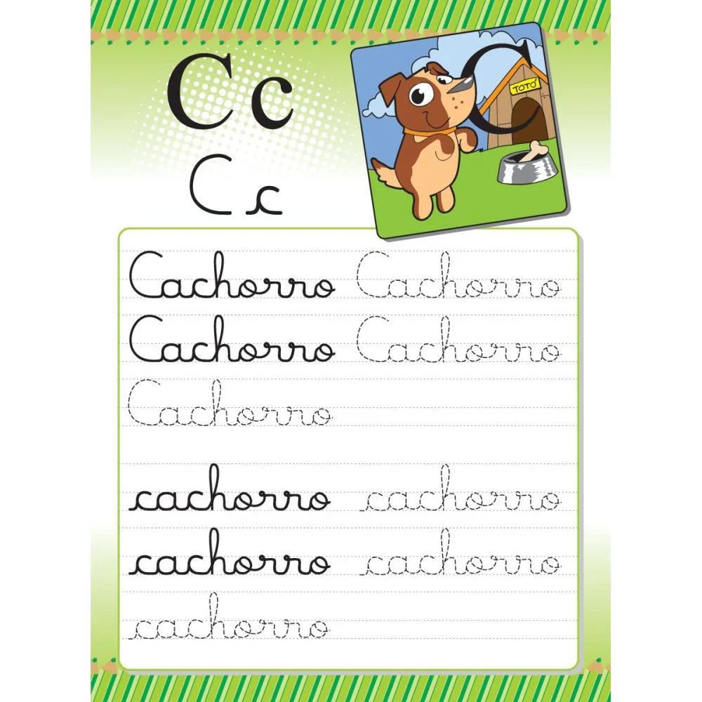 Livro Caligrafia N.2 Palavras 24Pag. 20X27Cm Bicho Esperto (Pct.c/05) - imagem 4
