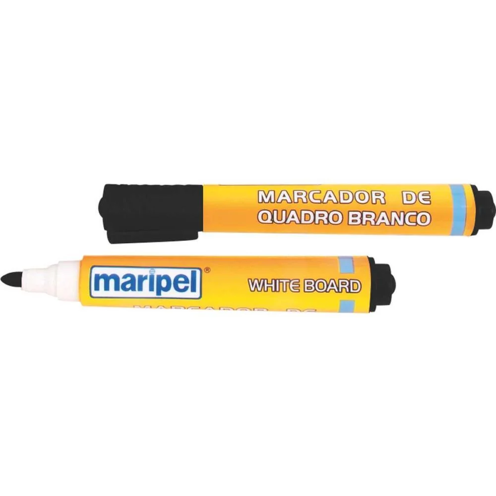 Pincel Quadro Branco Preto Maripel C/ 12 Unidades - imagem 2