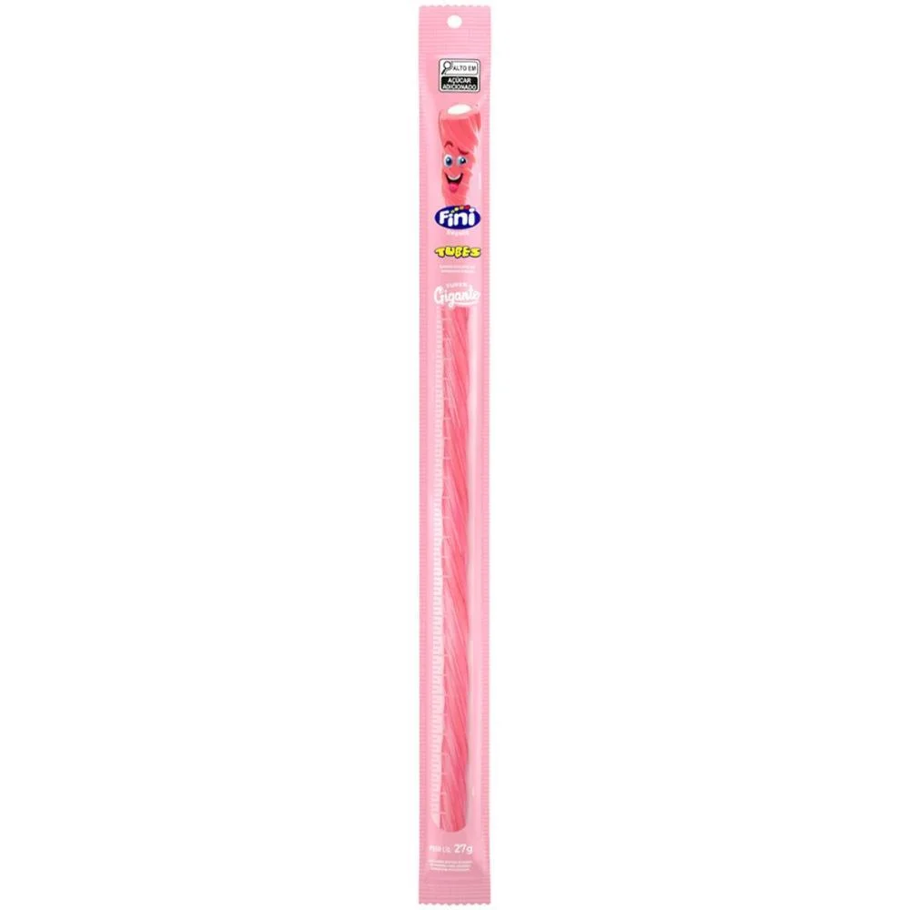 Doce Tubes Iogurte 27G Gigante Fini C/ 24 Unidades - imagem 2