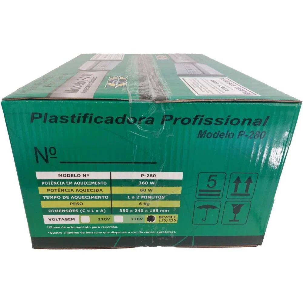 Maquina Plastificadora Oficio P-280 Bivolt Mr Maquinas - imagem 11