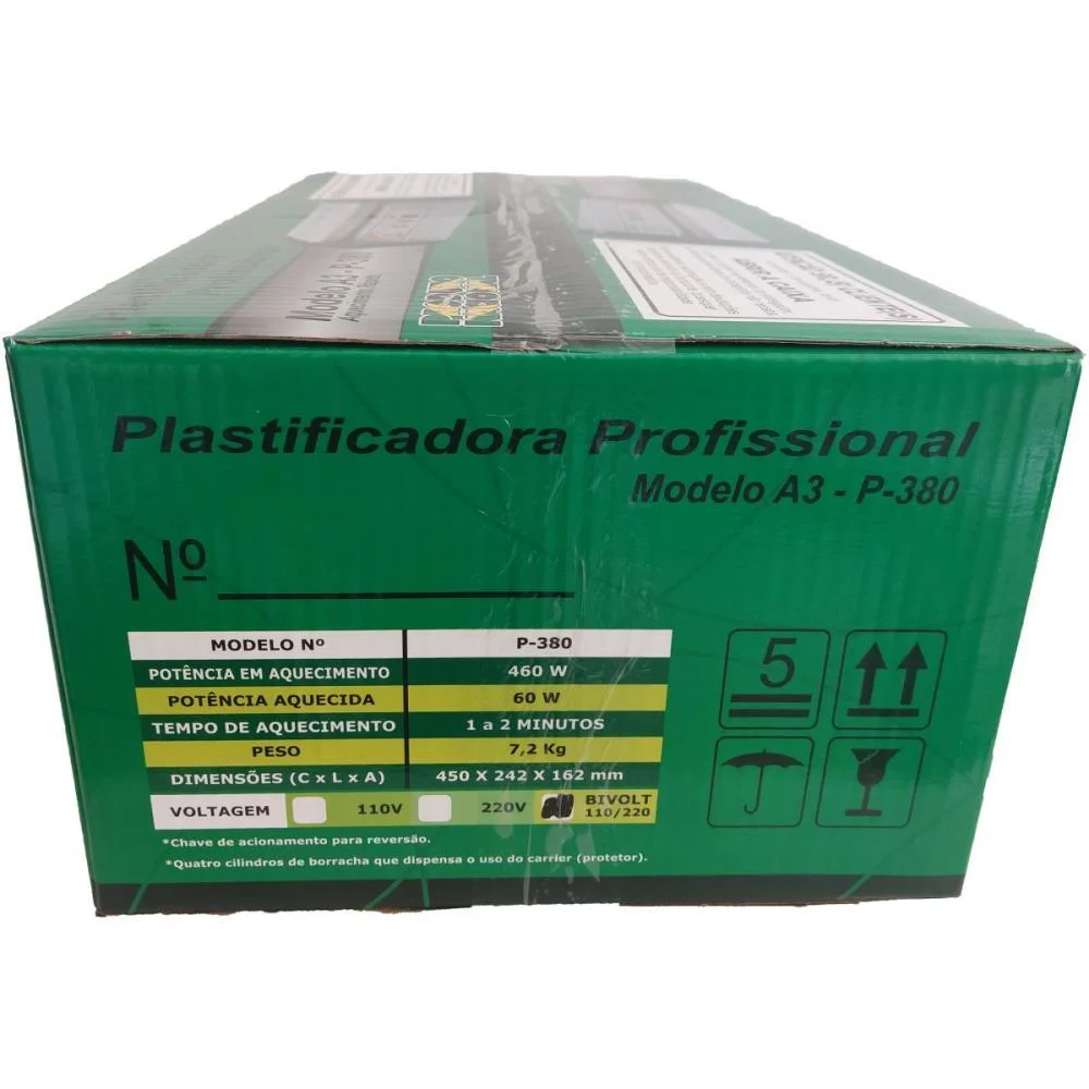 Maquina Plastificadora A3 P-380 Bivolt Mr Maquinas - imagem 10