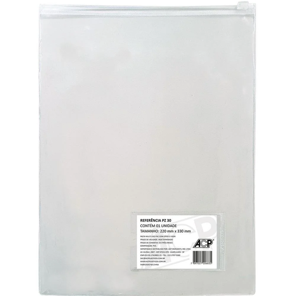 Pasta Malote Multiuso Cristal 22X33Cm Acp (Pct.c/10) - imagem 3