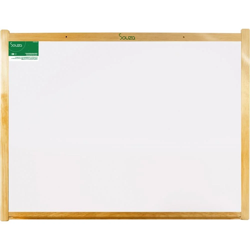 Quadro Branco Moldura Madeira 120X090Cm Magitel Souza (Pct.c/02) - imagem 3