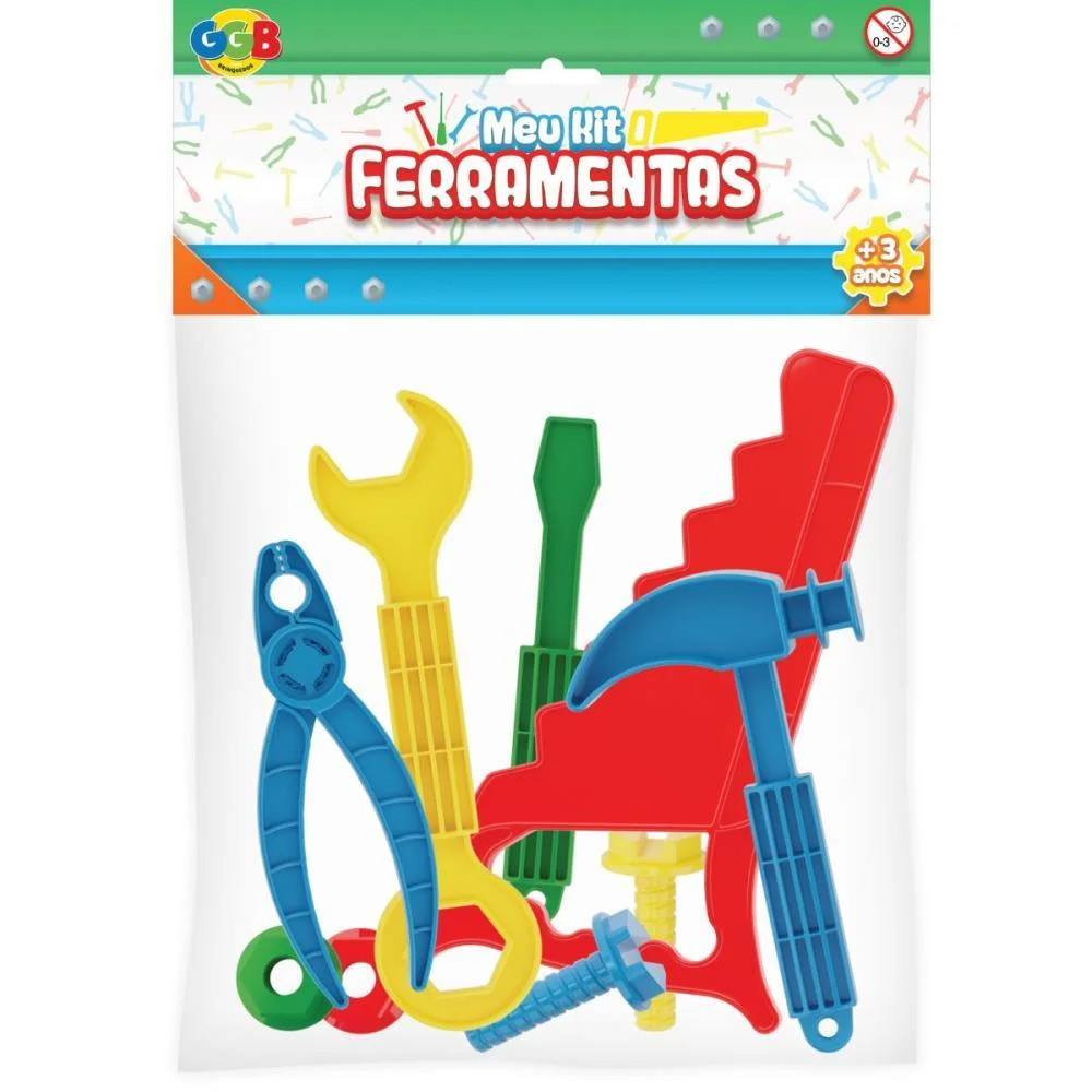 Brincando De Profissoes Meu Kit Ferramentas Ggb Plast - imagem 4