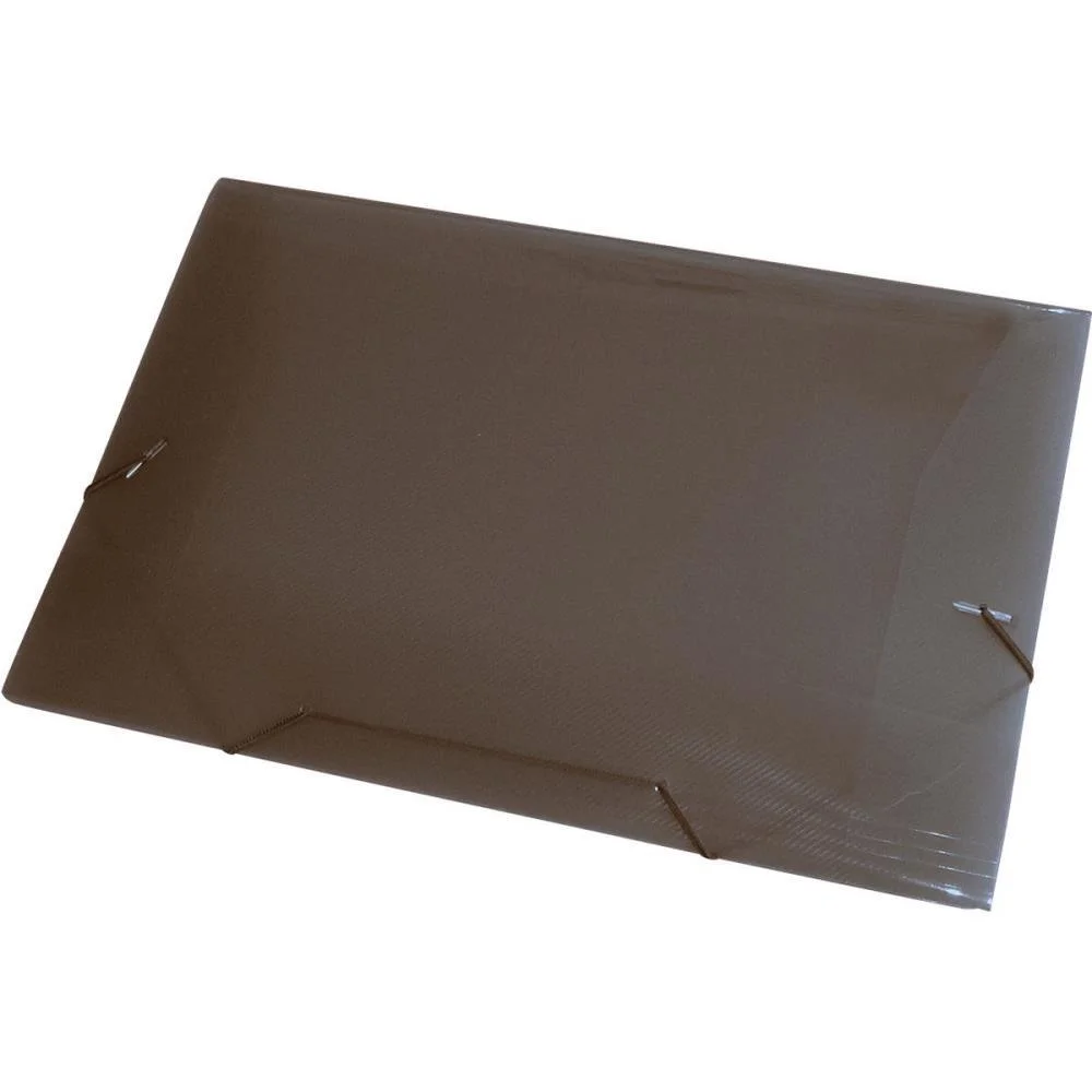 Pasta Aba Elastica Plastica Oficio Fume Acp (Pct.c/10) - imagem 3