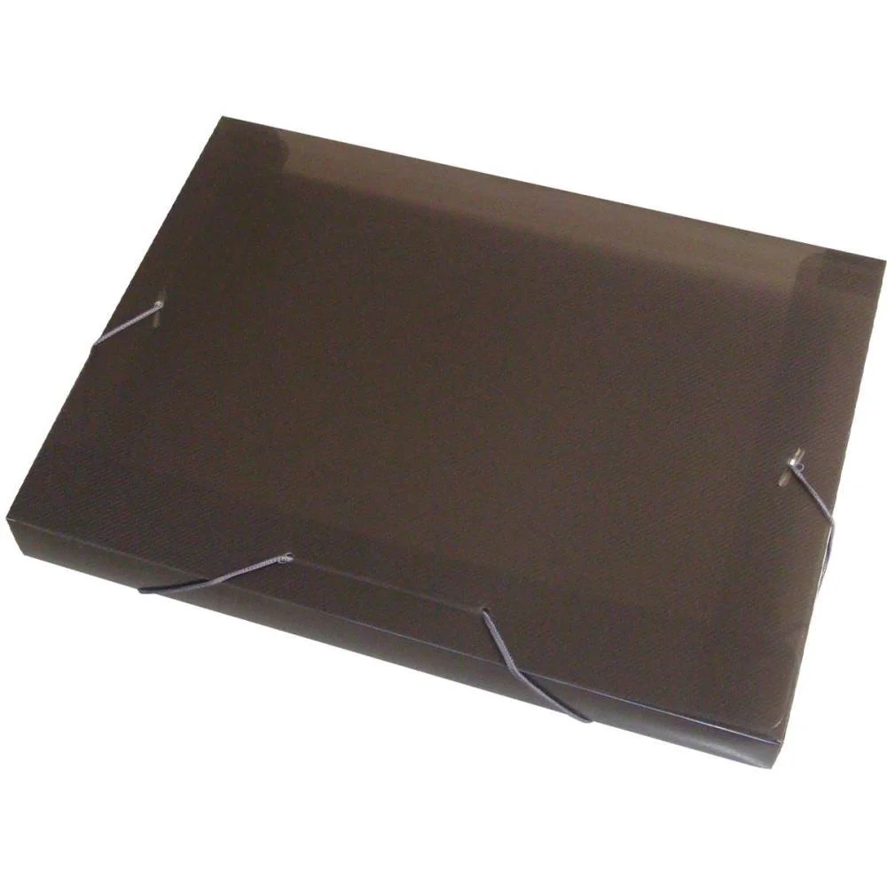 Pasta Aba Elastica Plastica Oficio 30Mm Fume Acp (Pct.c/10) - imagem 2