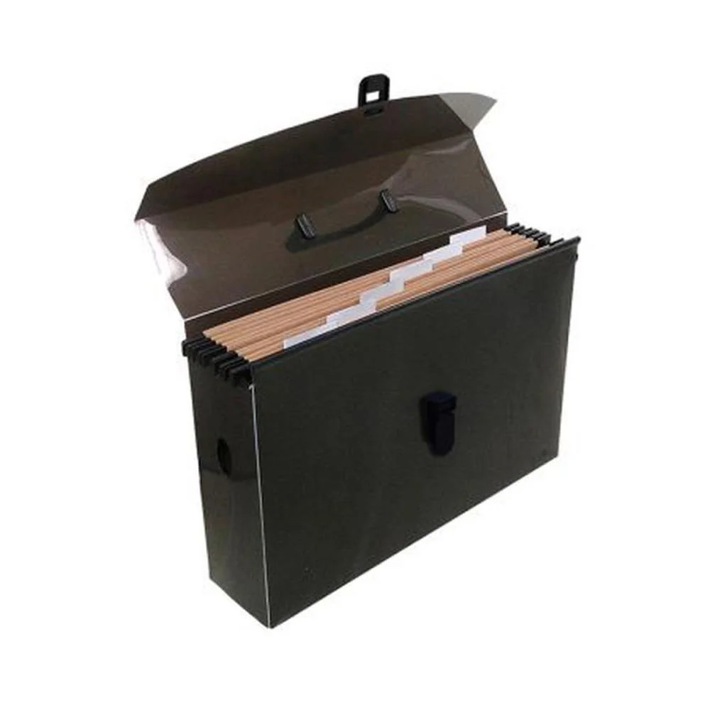 Maleta Plastica Com Alca Dellofine Fume Slim C/06 Susp Dello - imagem 4