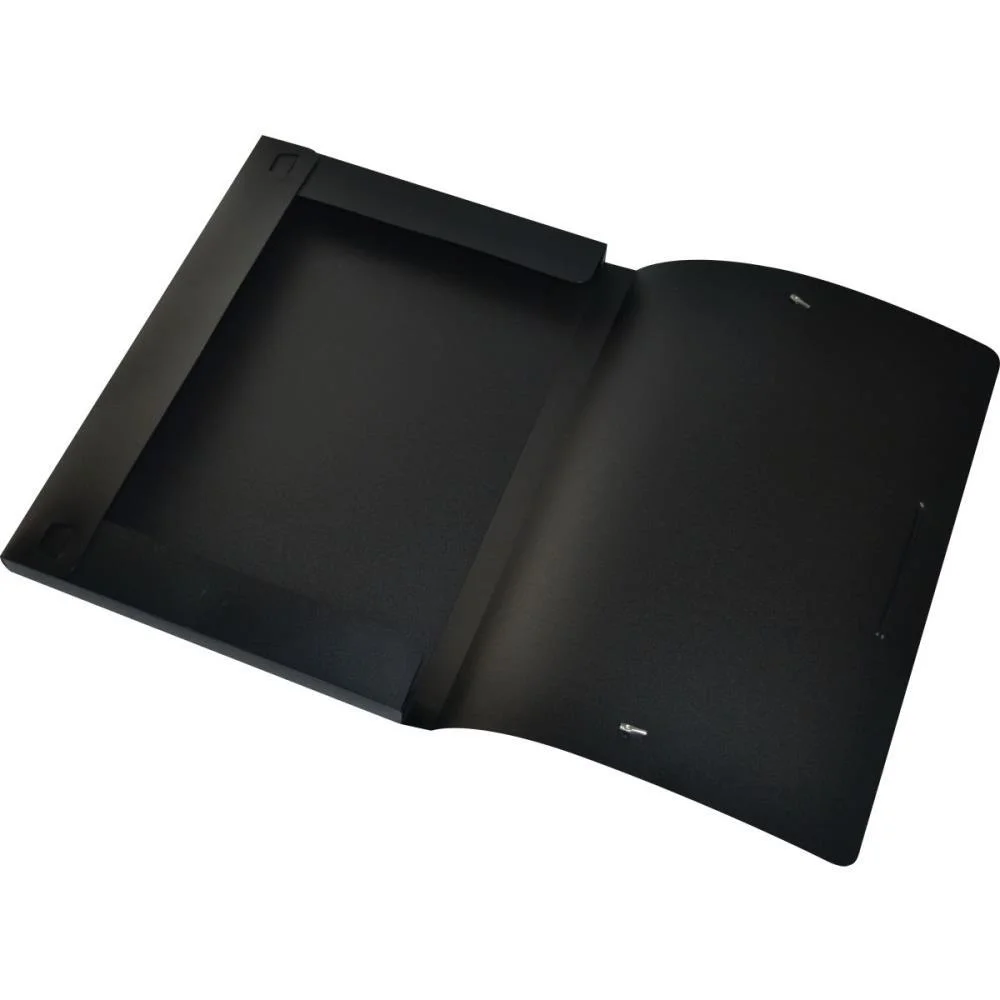 Pasta Aba Elastica Plastica Oficio 20Mm Linha Black Acp (Pct.c/10) - imagem 4