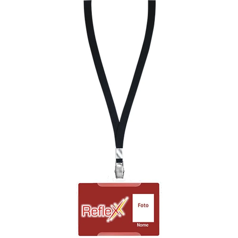 Protetor Para Cracha Plastico Transparente 54X86Mm Reflex (Cx.c/50) - imagem 4
