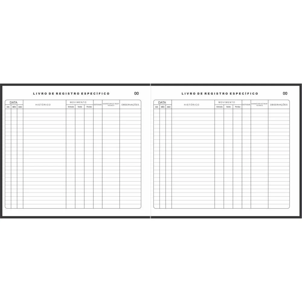 Livro Registro Especial Farmacia 100Fls. Tamoio (Pct.c/02) - imagem 4