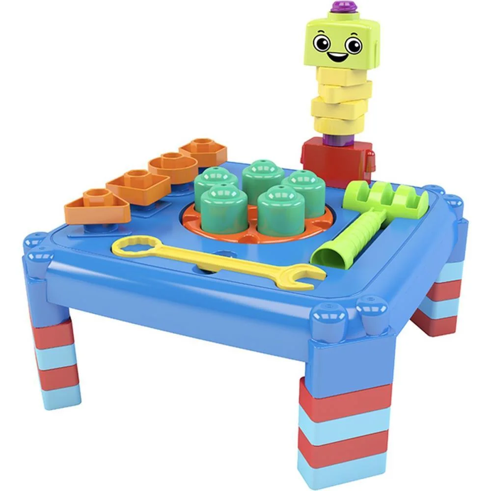 Brinquedo Para Montar Bancada Mecanico 36Pcs Bloco Dismat - imagem 2