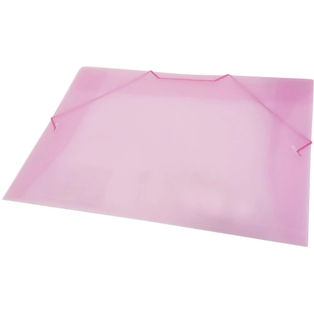 Pasta Aba Elastica Plastica Oficio Rosa Acp (Pct.c/10) - imagem 3
