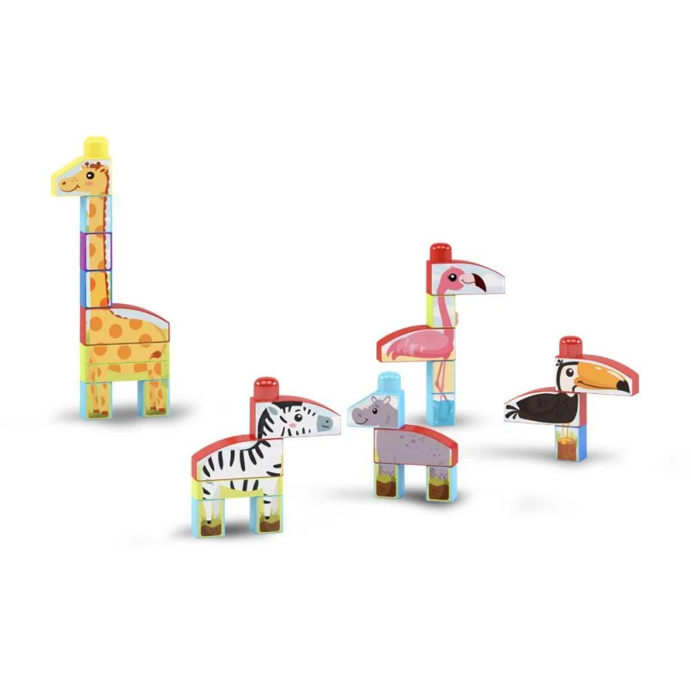 Brinquedo Para Montar Mais Blocos X 3Em1 40Pcs Dismat - imagem 3