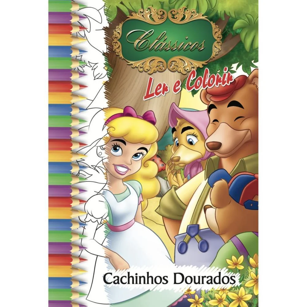 Livro Infantil Colorir Classicos 10Pags 20X27 Bicho Esperto (Pct.c/10) - imagem 5