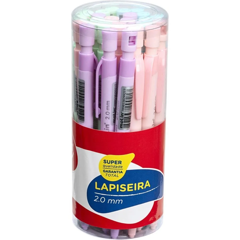 Lapiseira 2.0Mm Molin Cores Sortidas Molin (Pote-24) - imagem 3