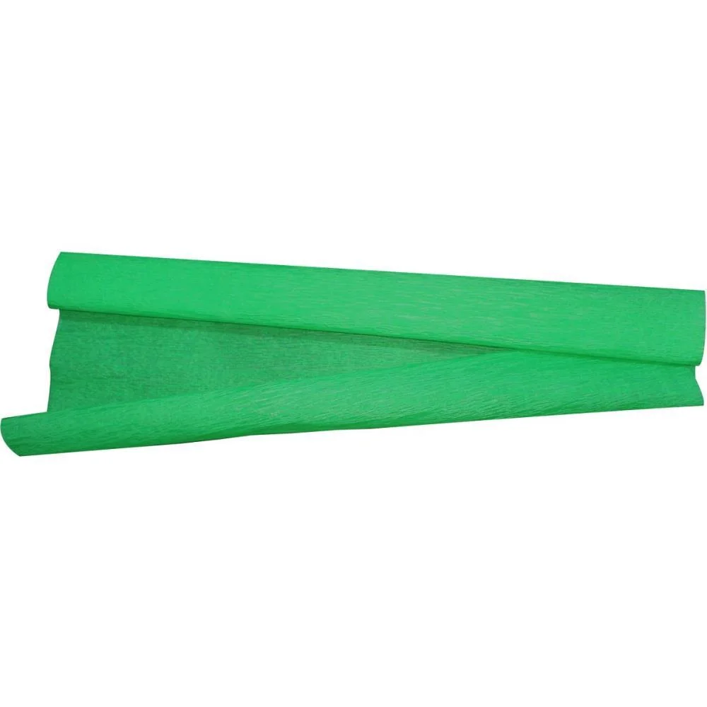 Papel Crepom Super Crepe 48Cmx2,50M Liso Verde Bandeira V.m.p. (Cx.c/06) - imagem 3