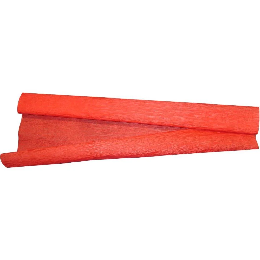 Papel Crepom Super Crepe 48Cmx2,50M Liso Vermelho V.m.p. (Cx.c/06) - imagem 3