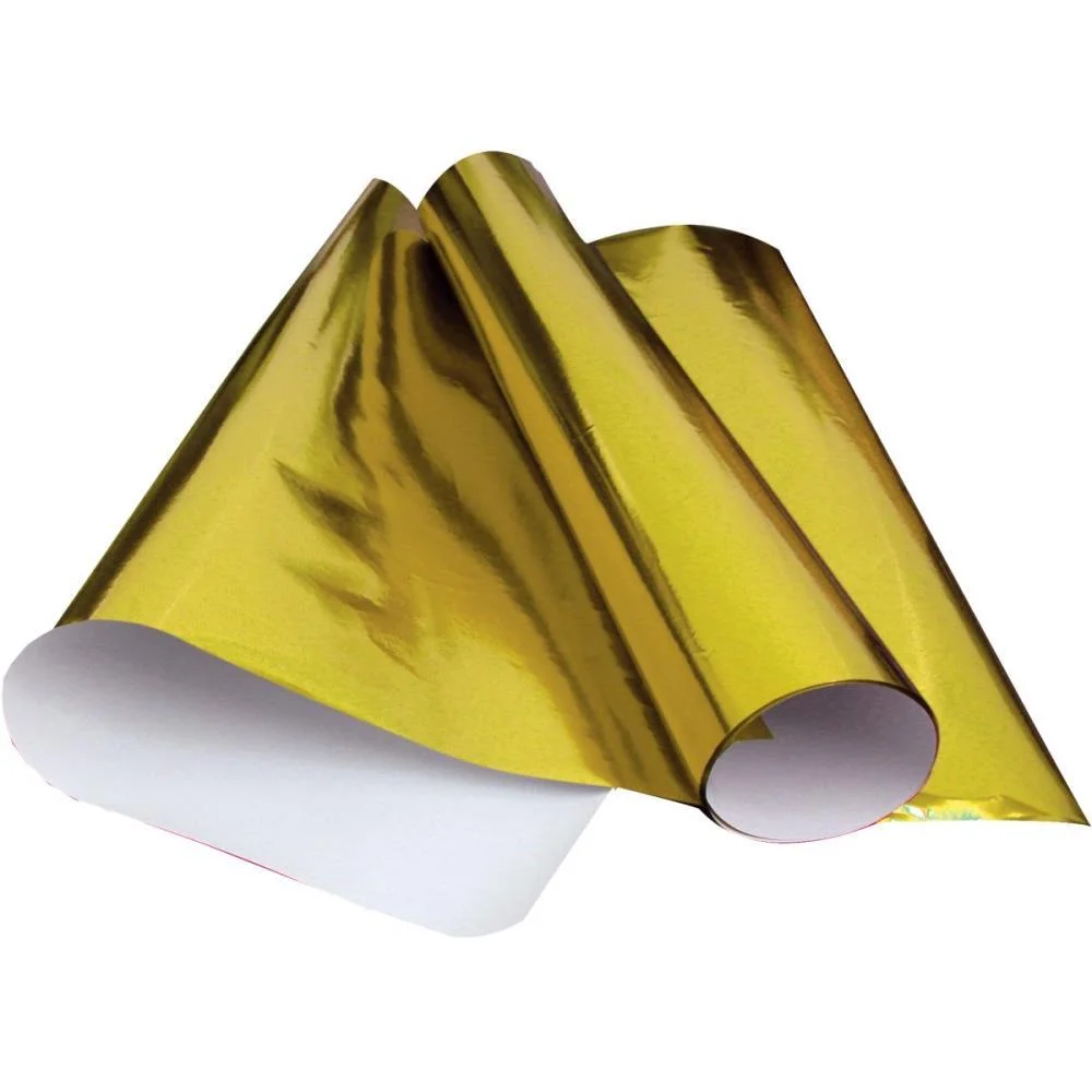 Papel Laminado 48X60Cm Amarelo V.m.p. (Pct.c/40) - imagem 2