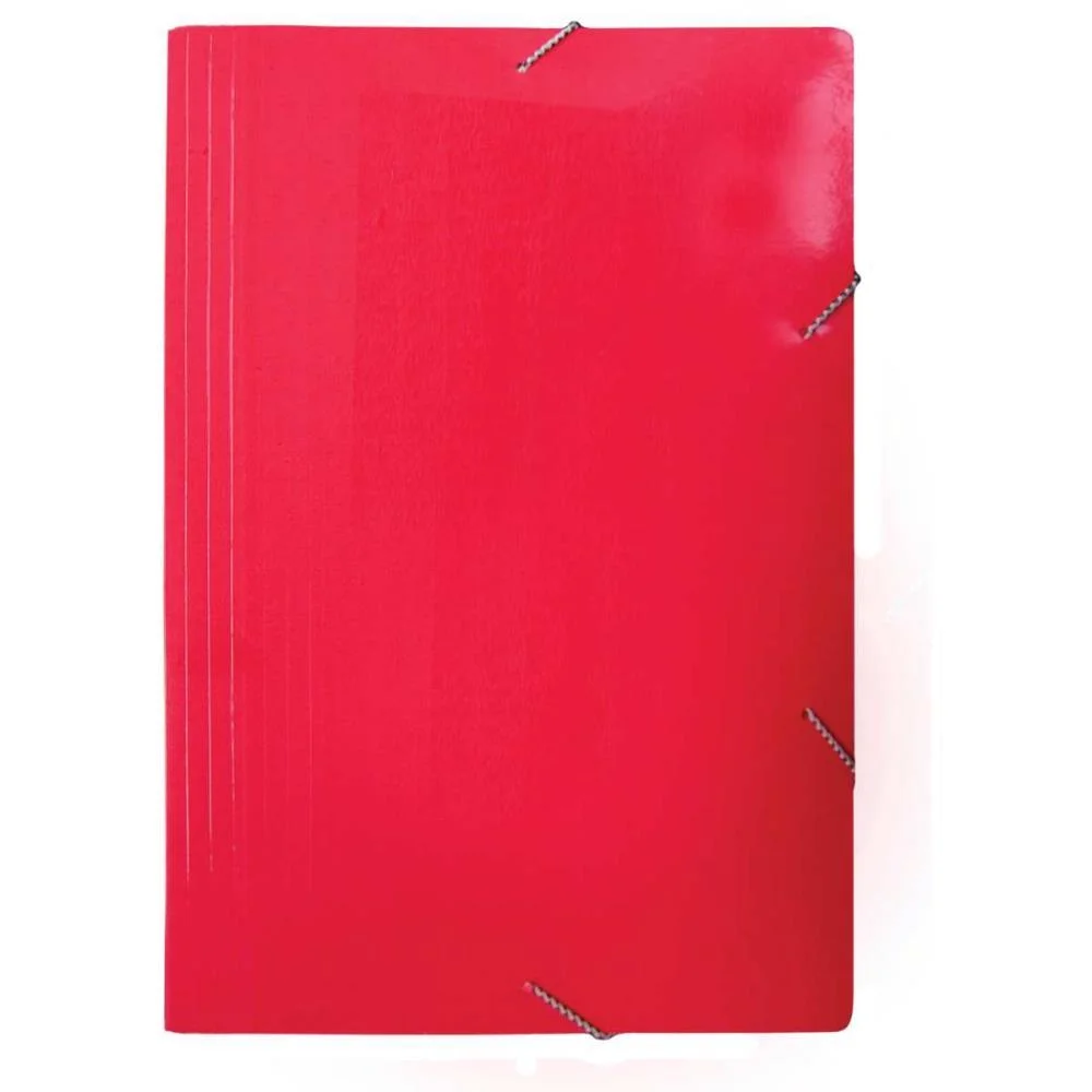 Pasta Aba Elastica Papel Oficio Vermelha Frama (Pct.c/20) - imagem 2
