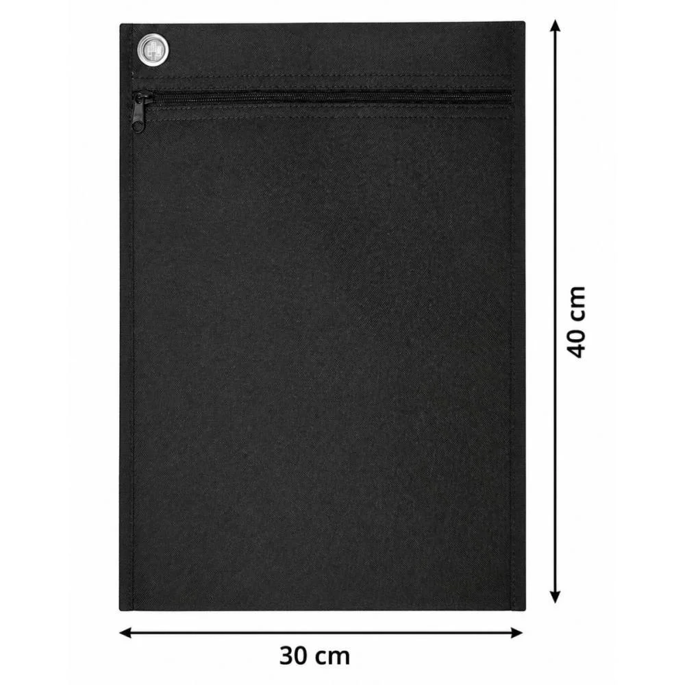 Pasta Malote Nylon 30X40Cm Preta Vertical Reflex (Pct.c/03) - imagem 4