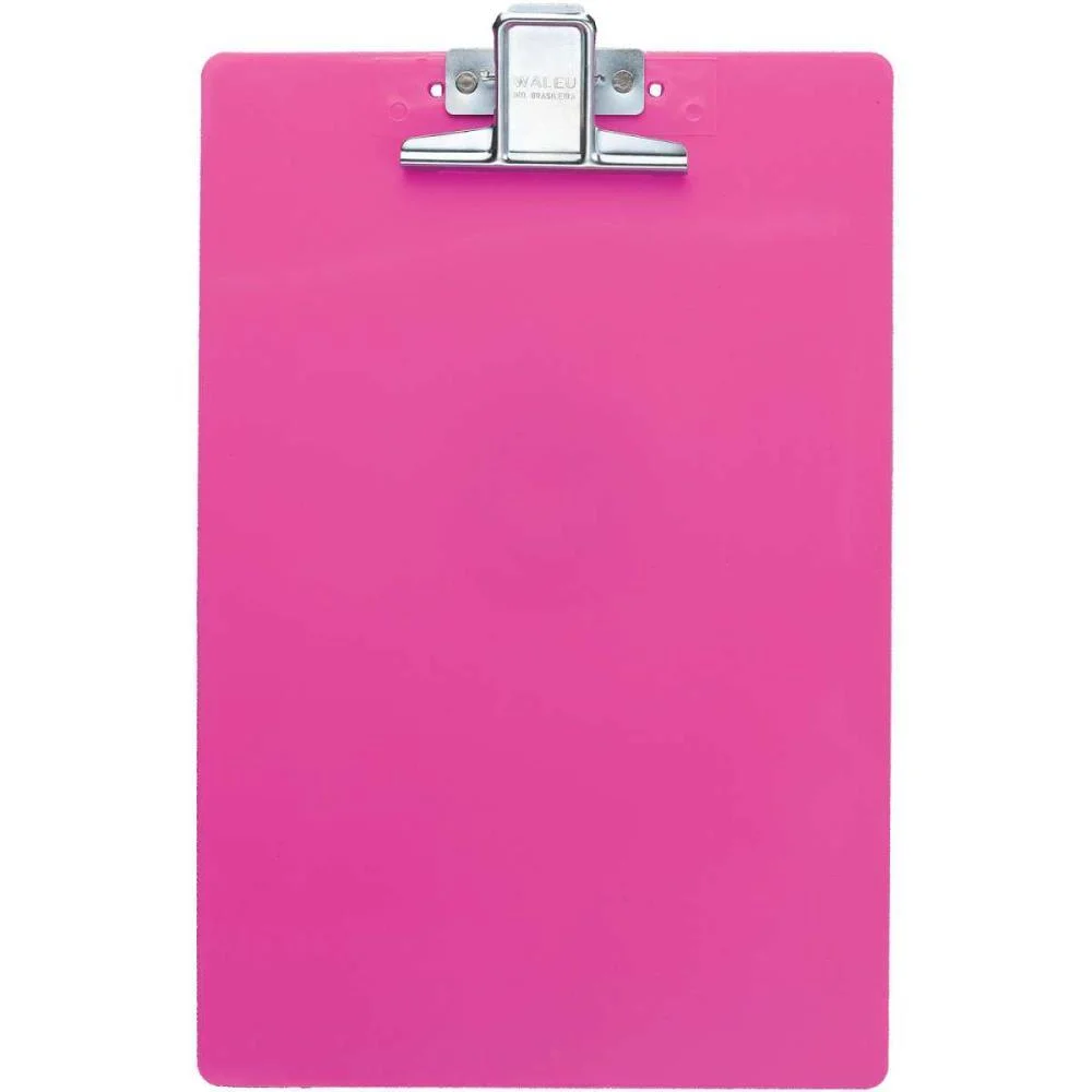 Prancheta Plastica Super Metal Rosa Maxcril - imagem 3