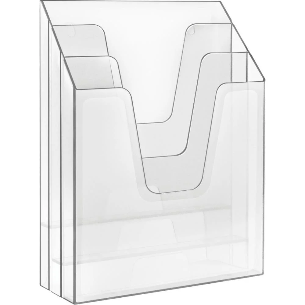 Organizador De Escritorio Expositor Triplo Vertical Cr. Acrimet - imagem 3