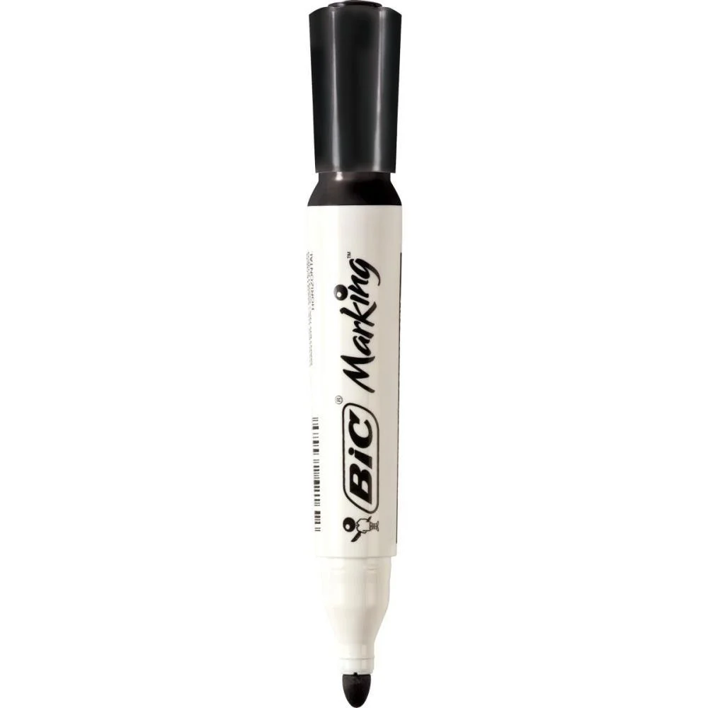 Pincel Quadro Branco Marking Recarregavel Preto Bic (Cx.c/12) - imagem 4