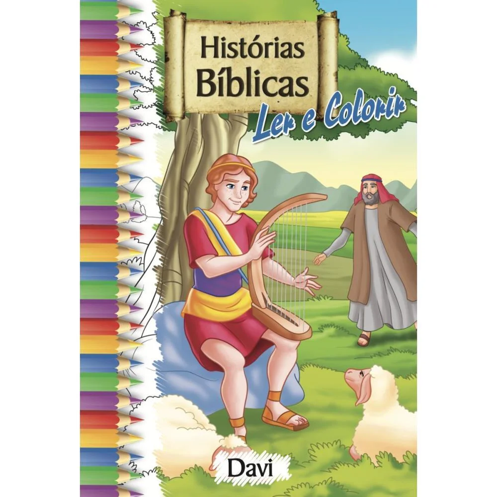 Livro Infantil Colorir Biblia Solapa Grande C/10 Livr Bicho Esperto (Pct.c/10) - imagem 6