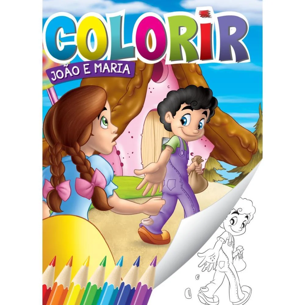 Livro Infantil Colorir Classicos Solapa Pequeno 08Liv Bicho Esperto (Pct.c/08) - imagem 8