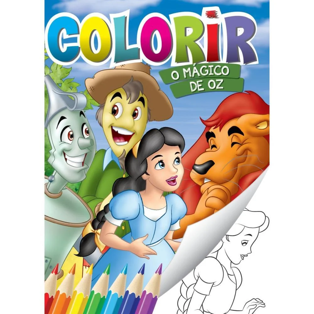 Livro Infantil Colorir Classicos Solapa Pequeno 08Liv Bicho Esperto (Pct.c/08) - imagem 9