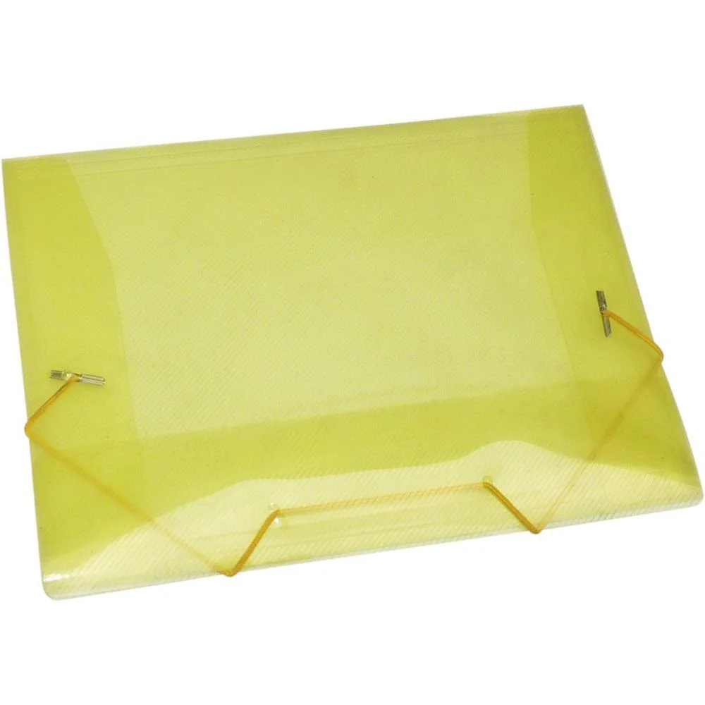 Pasta Aba Elastica Plastica Mini Amarela Acp (Pct.c/10) - imagem 2
