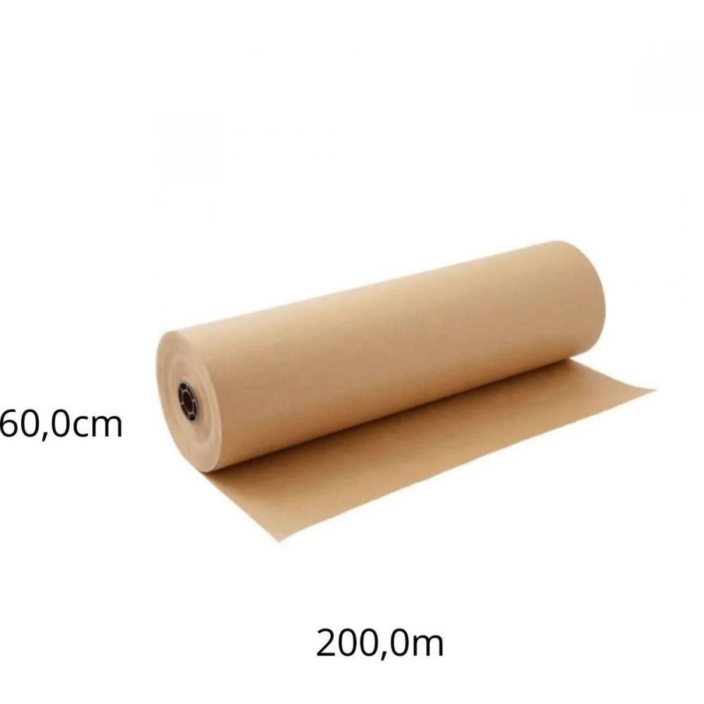 Papel Kraft Bobina 60Cmx200M 80G Natural Scrity (Bobina) - imagem 2