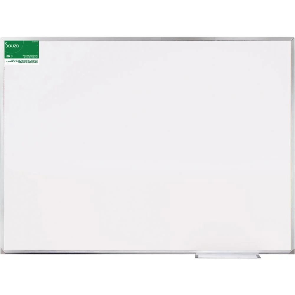 Quadro Branco Moldura Aluminio 120X090Cm Popular Souza - imagem 3