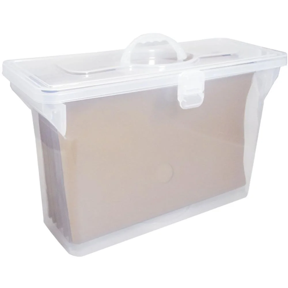 Maleta Plastica Com Alca C/06 Past.susp.kraft Cristal Dello - imagem 3