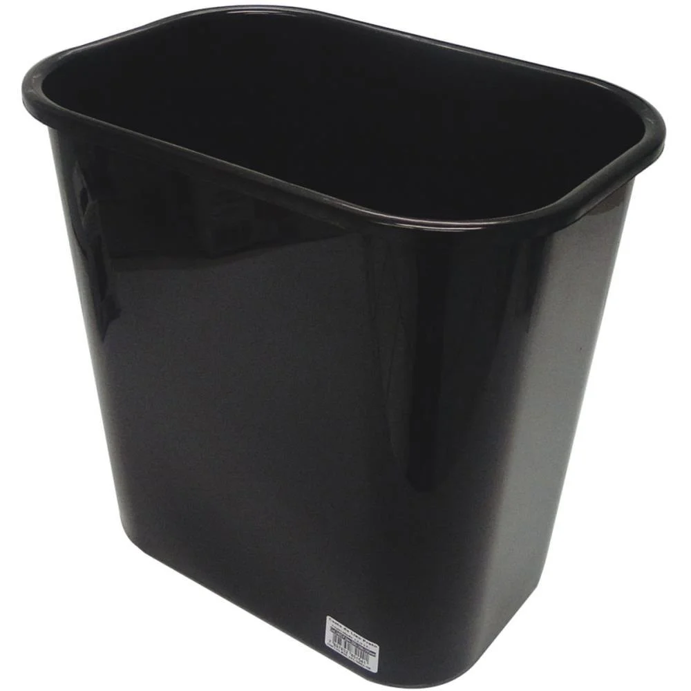 Lixeira Para Escritorio Preto 12,5Lts. Dello - imagem 4