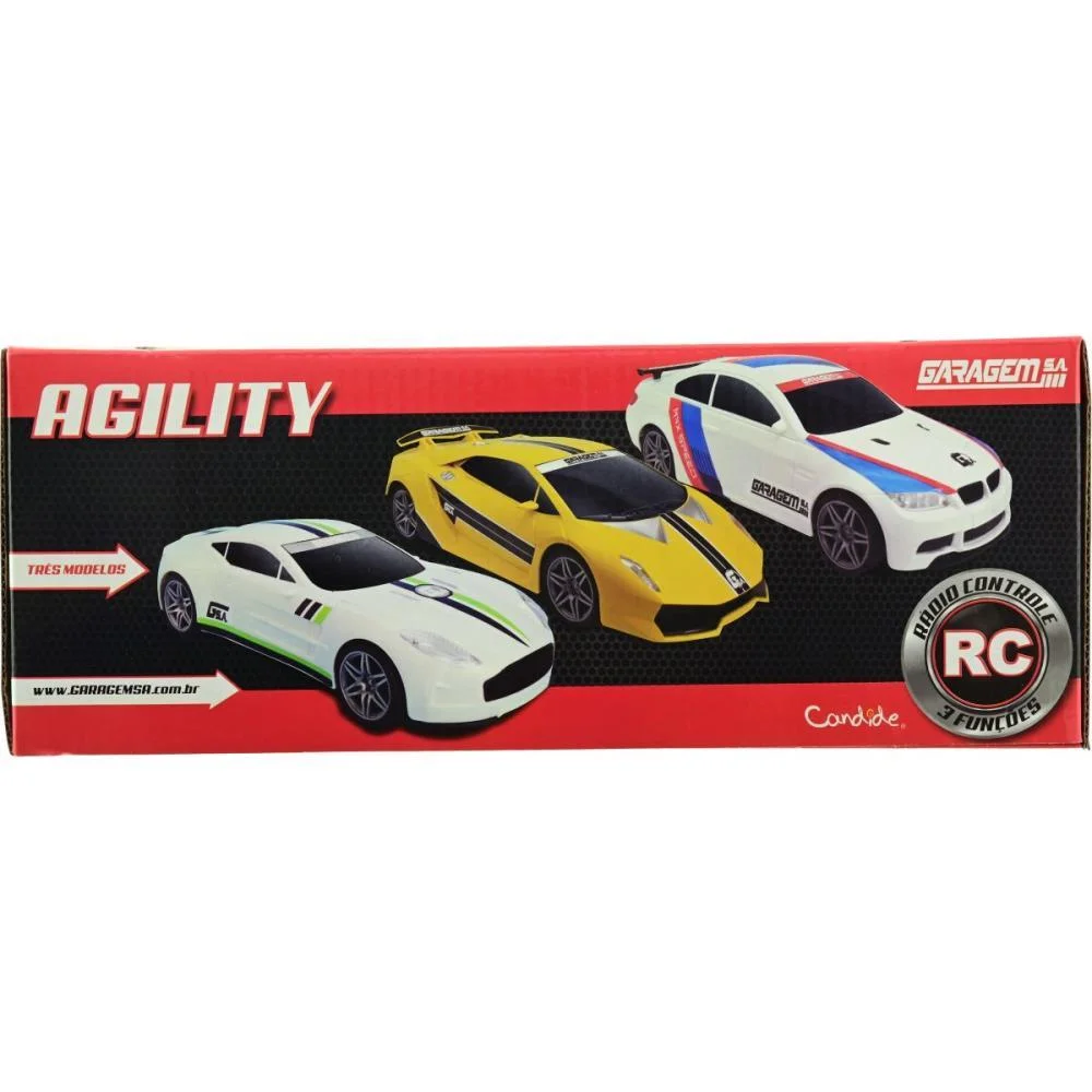 Carrinho Controle Remoto Agility Cont 3Funcoes/Pilha(S) Candide - imagem 6