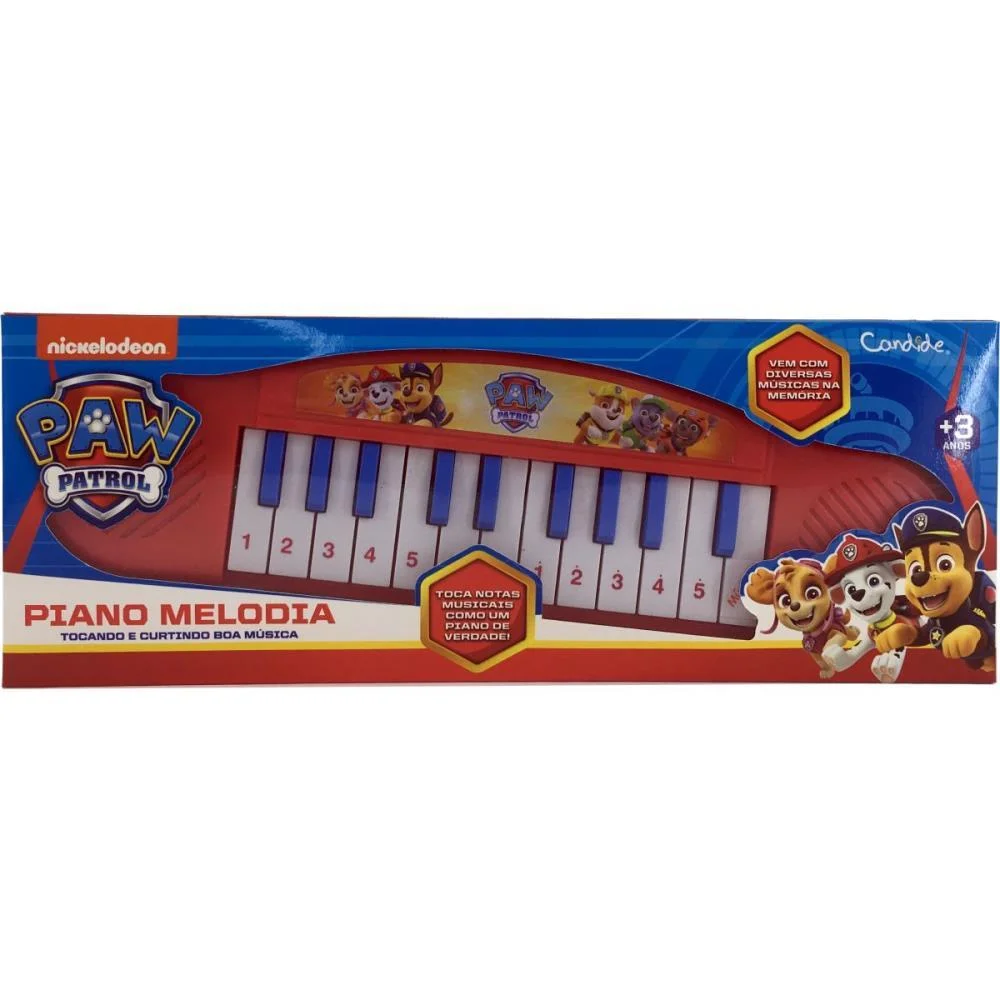 Instrumento Musical Patrulha Canina Piano Melodia Candide - imagem 4