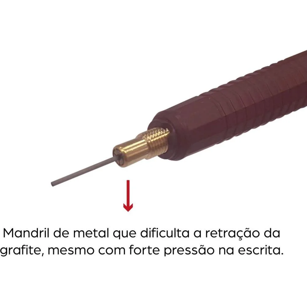 Lapiseira 0.9Mm Pentel Branca Pentel (Blister) - imagem 4