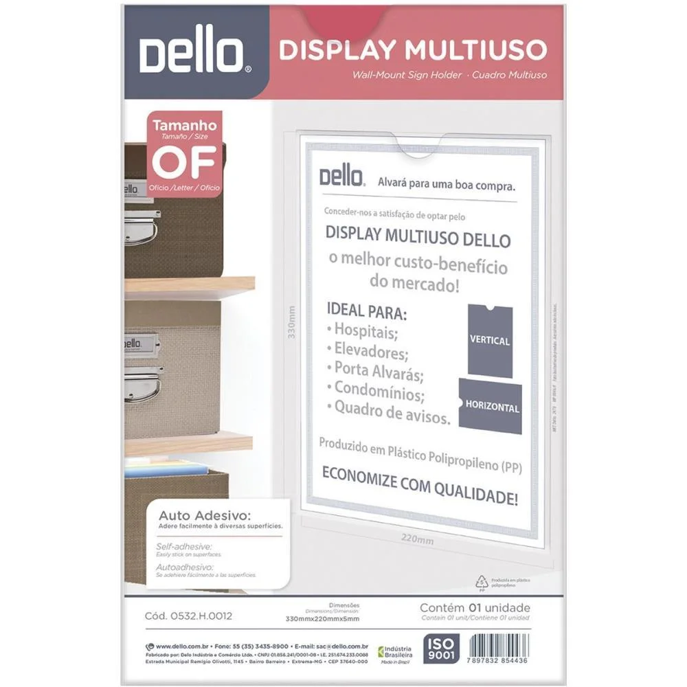 Quadro Multiuso Oficio Cristal Dello - imagem 5