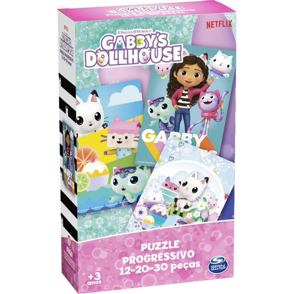 Quebra-Cabeca Cartonado A Casa Da Gabby 48Pcs Grow - imagem 6